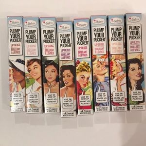 TheBalm Plump your Pucker lip gloss collection!